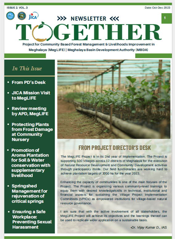 Together Newsletter Issue 2. Vol.3